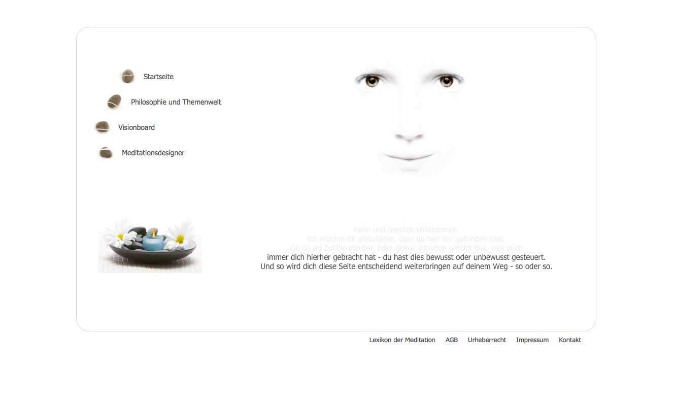 Website-Erstellung: Secret Meditation